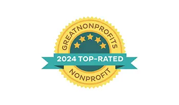 A badge that says 2 0 2 4 top rated.