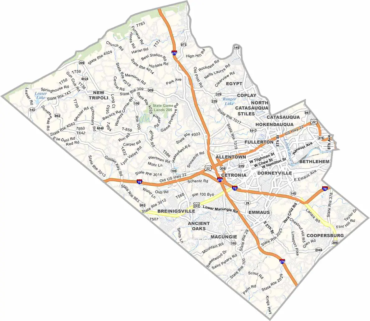 A map of the city of greensboro, nc