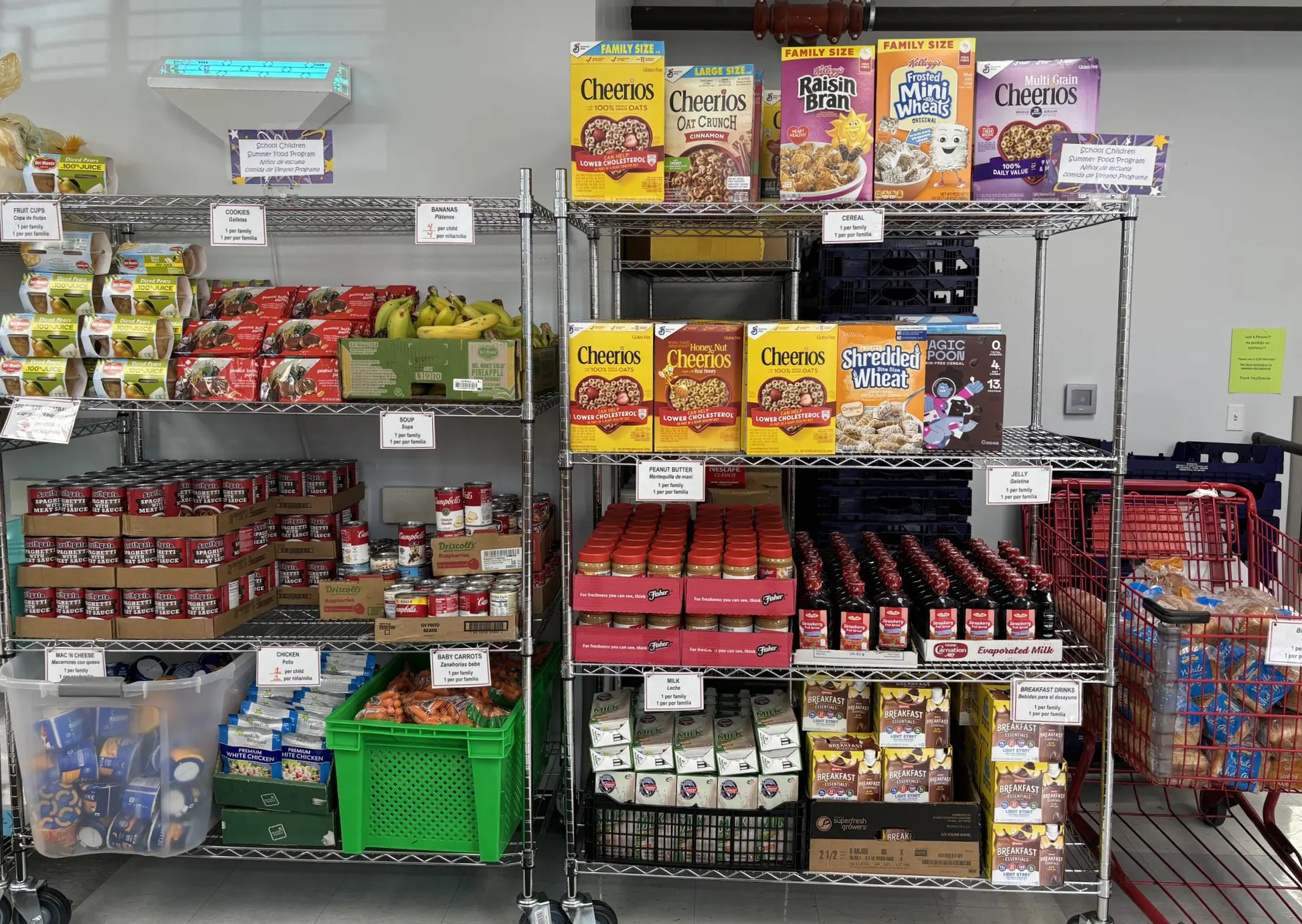 Summer Kids Program - final A store with many shelves of food on it